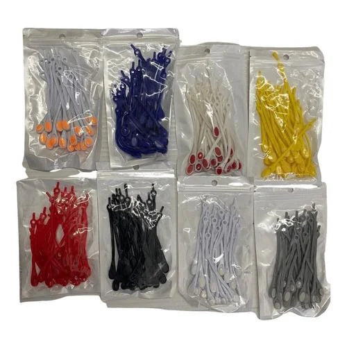 Cadarço de Silicone Colorido 12Pcs