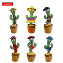 Cacto Dançante Repete e Grava (Recarregável)