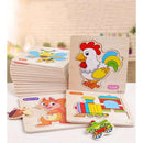 Quebra-Cabeça de Madeira Cognitivo – Brinquedo Educativo Montessori