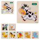 Quebra-Cabeça de Madeira Cognitivo – Brinquedo Educativo Montessori