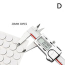 Velcro autocolante redondo 20mm - 30 pares