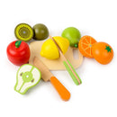 Kit Cozinha de Madeira com Velcro Frutas Legumes