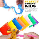 Conjunto de argila seca ao ar