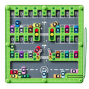 Labirinto de Alfabeto Magnético – Brinquedo Montessori Educativo