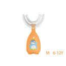 Escova de Dente Infantil 360° em Silicone Macio