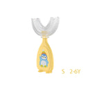 Escova de Dente Infantil 360° em Silicone Macio