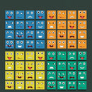 Jogo de tabuleiro de cubo de mudança de rosto
