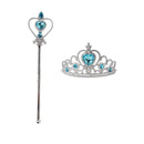 Vestido Infantil Elza Frozen + Acessorios