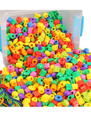 Brinquedos Educativos Montessori para Enfiar Contas – Coordenação Motora Fina e Aprendizagem Sensorial