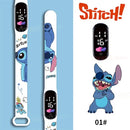 Relógio Stitch Digital Led Infantil À Prova D'água