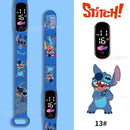 Relógio Stitch Digital Led Infantil À Prova D'água
