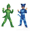 Fantasia Infantil Corujita Menino Gato Lagarto Curto Pjmasks