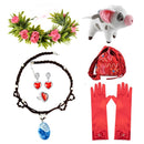 Girls Moana Dress Up Party Cosplay Costume Little Girl Princess Fancy Halloween Clothes Children Vaiana Outfit