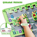 Labirinto de Alfabeto Magnético – Brinquedo Montessori Educativo