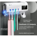 Kit Dispenser para Pasta de Dente e Porta Escova – Facilita o Autocuidado Infantil