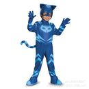 Fantasia Infantil Corujita Menino Gato Lagarto Curto Pjmasks