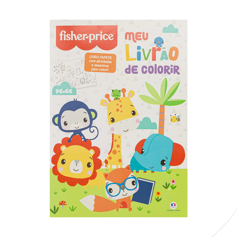 Livro Tapete Atividades e Colorir Animais