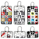 Espelho Educacional de Piso Preto e Branco