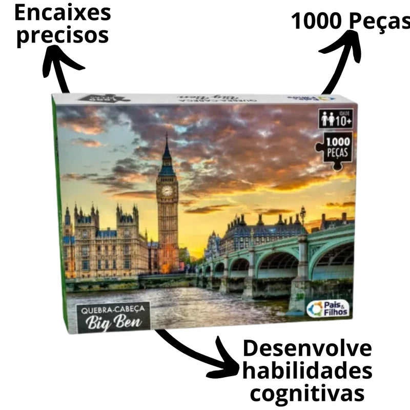 Quebra Cabeça 1000 Pecas Big Ben