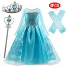 Vestido Infantil Elza Frozen + Acessorios