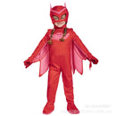 Fantasia Infantil Corujita Menino Gato Lagarto Curto Pjmasks