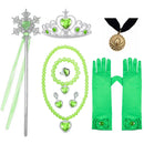 Anna Dresses Kids Summer Clothes Children Princess Dress Girl Cosplay Costumes Halloween Birthday Carnival Party Disguise