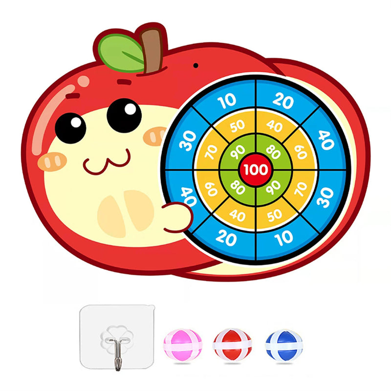 Jogo de dardos para crianças - Animal dos desenhos animados Dart Board com 3 bolas