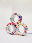 Conjunto de Anéis Magnéticos Anti Estresse – 3 Peças | Gire, Conecte e Relaxe!