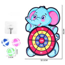 Jogo de dardos para crianças - Animal dos desenhos animados Dart Board com 3 bolas
