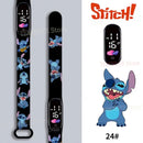 Relógio Stitch Digital Led Infantil À Prova D'água