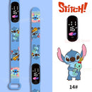 Relógio Stitch Digital Led Infantil À Prova D'água