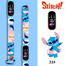 Relógio Stitch Digital Led Infantil À Prova D'água