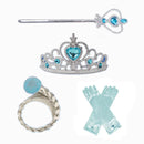 Vestido Infantil Elza Frozen + Acessorios