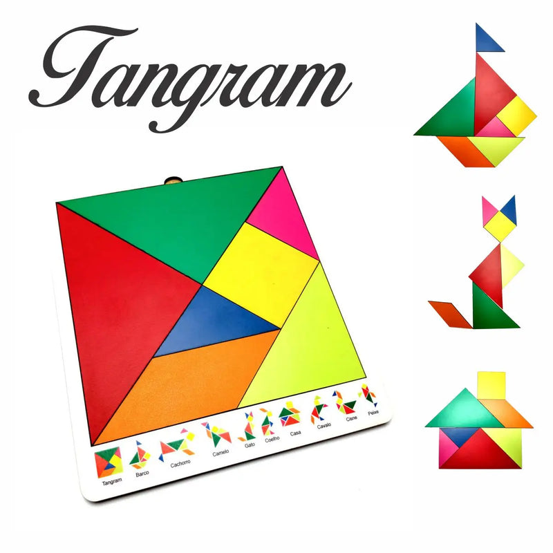 Jogo Tangram Madeira