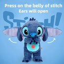 Stitch Musical De Pelúcia Para Dormir Com Respiração