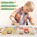 Quebra-Cabeça de Partes do Corpo e Órgãos Humanos em Madeira