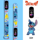 Relógio Stitch Digital Led Infantil À Prova D'água