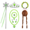 Anna Dresses Kids Summer Clothes Children Princess Dress Girl Cosplay Costumes Halloween Birthday Carnival Party Disguise