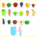 Kit corte de frutas com velcro