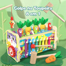 Jogo da Colheita de Cenouras – Brinquedo Montessori 8 em 1 de Madeira