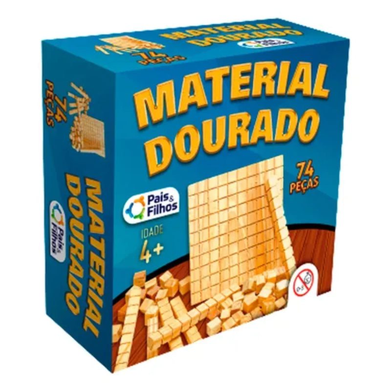 Material dourado Madeira