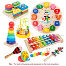 Kit Psicomotricidade com 9 Itens – Brinquedos Montessori Educativos