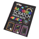 Livro De Arte Infantil Rainbow Scratch Paper Black Diy Rai