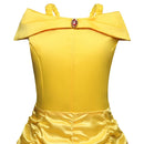 2024 Cosplay Belle Princess Dress Girls Dresses For Beauty and the beast Kids Party Clothing Magic stick crown Children Costume