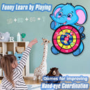 Jogo de dardos para crianças - Animal dos desenhos animados Dart Board com 3 bolas