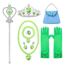 Anna Dresses Kids Summer Clothes Children Princess Dress Girl Cosplay Costumes Halloween Birthday Carnival Party Disguise