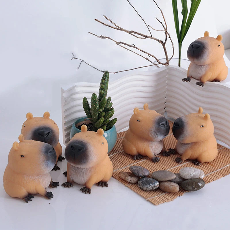 Capybara Anti Stress Fidget Toys For Anxiety Capybara Unusual Object Funny Stuff Brinquedos Para Alívio Do Estresse