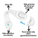 Kit 20 Fechadura Gaveta Porta Armário Proteção Segurança