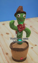 Cacto Dançante Repete e Grava (Recarregável)